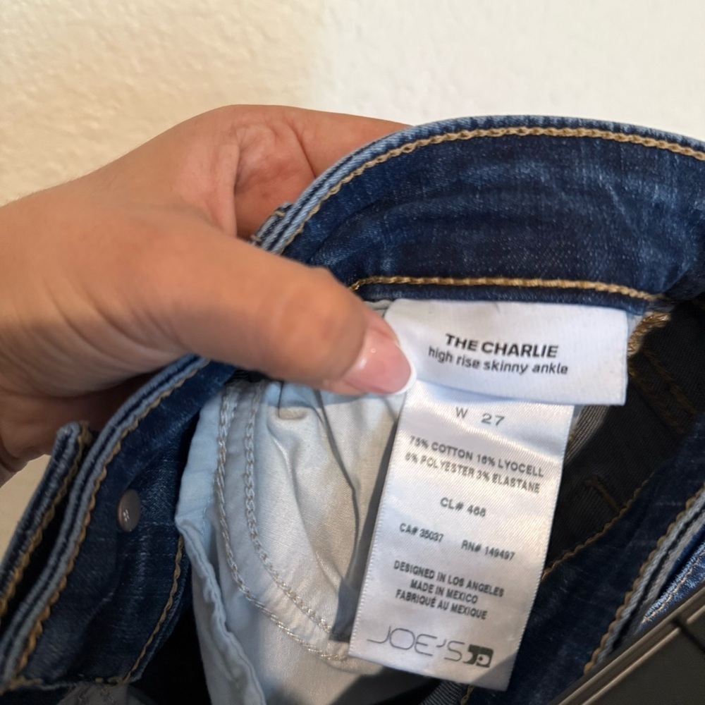 J brand the Charlie high rise skinny ankle - Picture 7 of 7
